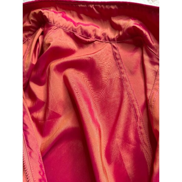 MycraPac One Women’s Pink Metallic Swing A-Line Raincoat SZ 1 S/M Minimalist - Picture 10 of 10